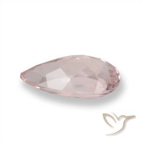 Morganite Gemstone in 9.1 x 5 mm Size for Sale, Morganite Stone in Flamingo Pink Color