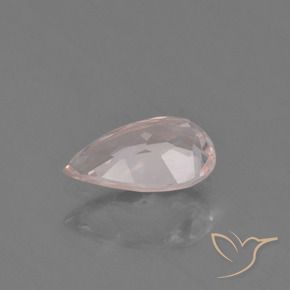 Morganite Gemstone in 7.7 x 4.8 mm Size for Sale, Morganite Stone in Light Rose Pink Color