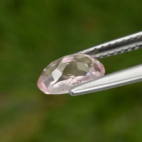 Morganite Gemstone in 7.9 x 5.1 mm Size for Sale, Morganite Stone in Light Pink Color