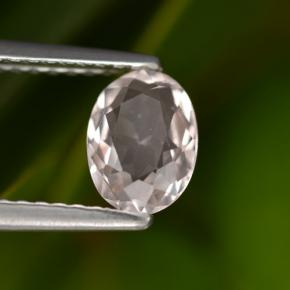 0.70 ct Pink Morganite Stone, Natural Morganite in Oval Facet Shape for Sale