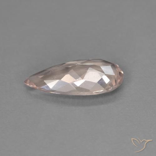 Morganite Gemstone in 10.4 x 4.9 mm Size for Sale, Morganite Stone in Medium Light-Pink Color