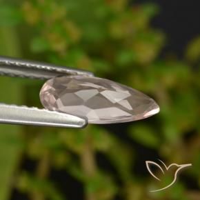 Morganite Gemstone in 9.7 x 4.7 mm Size for Sale, Morganite Stone in Medium-Light Pink Color