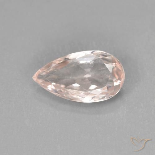 0,96 ct birnenschliff rosa Morganit aus Afghanistan, Größe 9,2 x 5,2mm, Garantiert natürlicher Edelstein, VVS-VS Reinheit, 1 Stück Morganit in Flamingorosa Farbe, Mohs-Härte von 7,5 - 8 Geeignet für den täglichen Gebrauch im Schmuck, Photo A