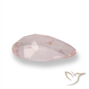 Morganite Gemstone in 8.6 x 5 mm Size for Sale, Morganite Stone in Flamingo Pink Color