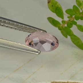 Morganite Gemstone in 6.5 x 4.7 mm Size for Sale, Morganite Stone in Light Pink Color