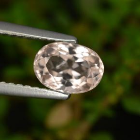 Medium Pink Morganit Edelstein - 0.9ct Oval facettiert (ID: 458134)