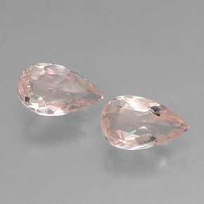 0.9ct Pear Facet Light Pink Morganite for sale thumb image of 0.9ct Pear Facet Light Pink Morganite (ID: 460195)