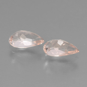 Morganite Gemstone in 6.7 x 4 mm Size for Sale, Morganite Stone in Light Pink Color