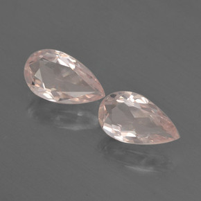 1ct Pear Facet Light Pink Morganite for sale thumb image of 1ct Pear Facet Light Pink Morganite (ID: 460321)