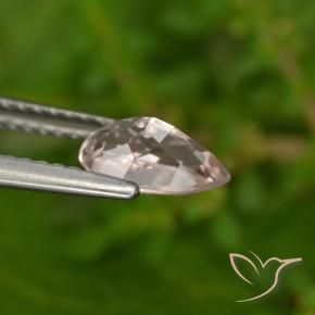 Morganite Gemstone in 8 x 5 mm (calibrated) Size for Sale, Morganite Stone in Very Light Pink Color