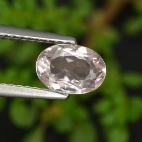 0.8ct Oval Facet Light Pink Morganite Gem for sale 0.8ct Oval Facet Light Pink Morganite Gem (ID: 460584)