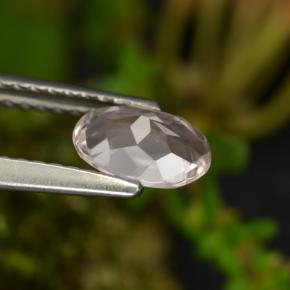 Morganite Gemstone in 7 x 5 mm (calibrated) Size for Sale, Morganite Stone in Very Light Pink Color