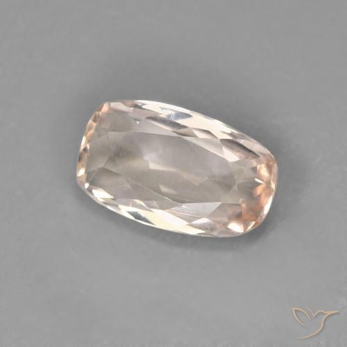 0.76 ct Pink Morganite Stone, Natural Morganite in Cushion-Cut Shape for Sale