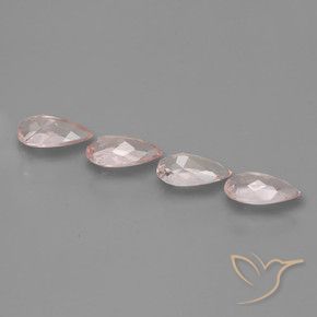 Morganite Gemstones in 7.8 x 4.1 mm Size for Sale, Morganite Stones in Rose Pink Tone Color