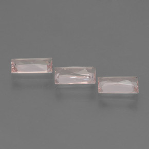 Morganite Gemstones in 7 x 4 mm Size for Sale, Morganite Stones in Light Pink Color
