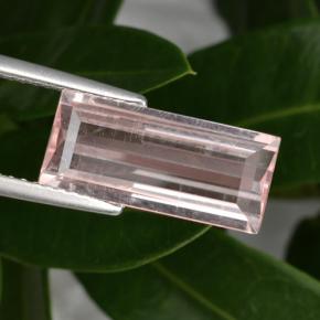 3.3ct Baguette Step Cut Light Pink Morganite for sale thumb image of 3.3ct Baguette Step Cut Light Pink Morganite (ID: 465667)