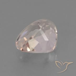 Morganite Gemstone in 7 x 5.4 mm Size for Sale, Morganite Stone in Medium-Light Pink Color