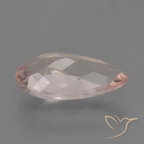 Morganite Gemstone in 8.2 x 4.3 mm Size for Sale, Morganite Stone in Flamingo Pink Color