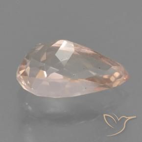 Morganite Gemstone in 7.7 x 4.4 mm Size for Sale, Morganite Stone in Medium Pink Color