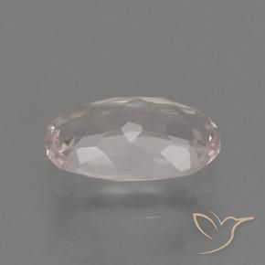 Morganite Gemstone in 6.9 x 4.2 mm Size for Sale, Morganite Stone in Flamingo Pink Color