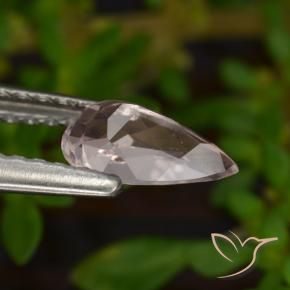 Morganite Gemstone in 7.3 x 4.3 mm Size for Sale, Morganite Stone in Light Pink Color