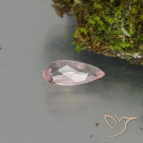 Morganite Gemstone in 8.3 x 4.4 mm Size for Sale, Morganite Stone in Light Pink Color
