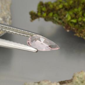 Morganite Gemstone in 7.4 x 4.3 mm Size for Sale, Morganite Stone in Flamingo Pink Color