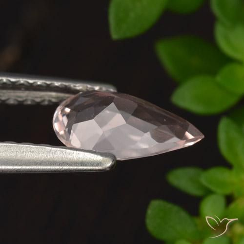 Morganite Gemstone in 7.4 x 4.4 mm Size for Sale, Morganite Stone in Medium Pink Color