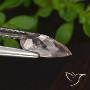 Morganite Gemstone in 8 x 4.1 mm Size for Sale, Morganite Stone in Medium Pink Color