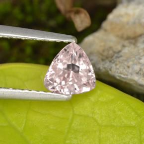0.7ct Trillion Facet Light Pink Morganite for sale thumb image of 0.7ct Trillion Facet Light Pink Morganite (ID: 467025)