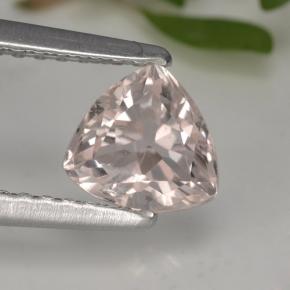 0.7ct Trillion Facet Light Pink Morganite Gem for sale 0.7ct Trillion Facet Light Pink Morganite Gem (ID: 467026)
