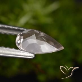 Morganite Gemstone in 7.7 x 5 mm Size for Sale, Morganite Stone in Very Light Pink Color