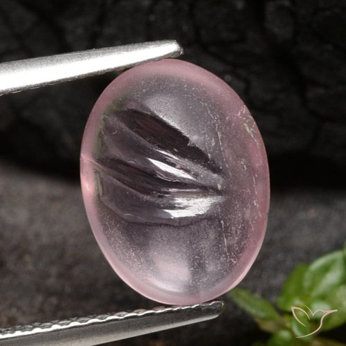 3.09ct Natural Medium Pink Morganite, Oval, Transparent