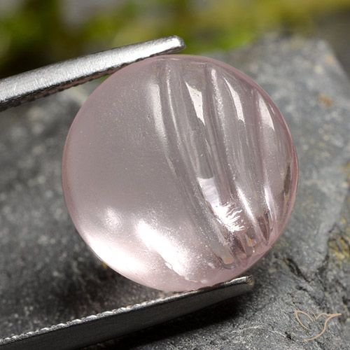 7.33ct Natural Rose Pink Tone Morganite, Round, Transparent