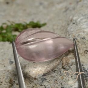Morganite Gemstone in 18.2 x 11.7 mm Size for Sale, Morganite Stone in Coral Pink Color