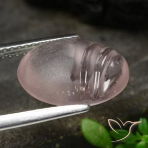 Morganite Gemstone in 13 x 9.6 mm Size for Sale, Morganite Stone in Light Coral Pink Color