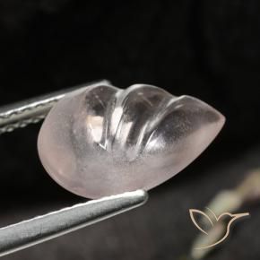 Morganite Gemstone in 12 x 8 mm (calibrated) Size for Sale, Morganite Stone in Medium-Light Pink Color