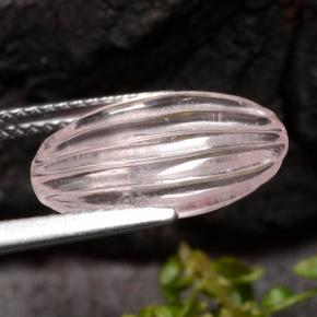 Morganite Gemstone in 14.5 x 10.6 mm Size for Sale, Morganite Stone in Coral Pink Tone Color