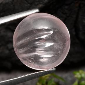 5.7ct Carved Round Cabochon Light Pink Morganite Gem for sale 5.7ct Carved Round Cabochon Light Pink Morganite Gem (ID: 472826)