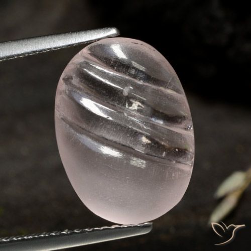 4.17ct Natural Colorless Morganite, Oval, Transparent
