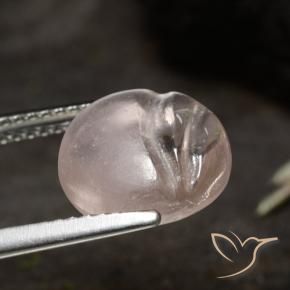 Morganite Gemstone in 10 mm (calibrated) Size for Sale, Morganite Stone in Medium-Light Pink Color