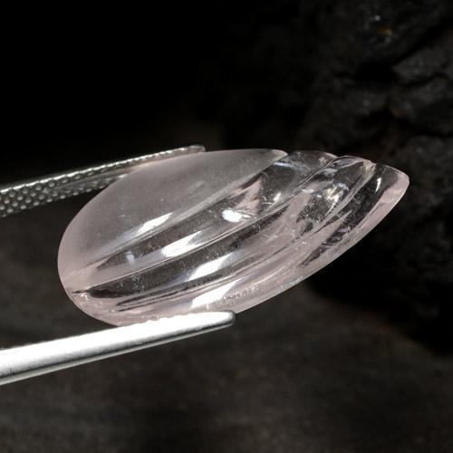 Morganite Gemstone in 22.1 x 14.2 mm Size for Sale, Morganite Stone in White Color