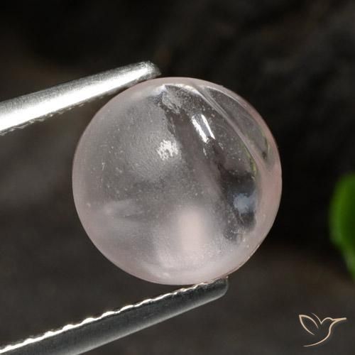 2.54ct Natural Light Pink Morganite, Round, Transparent