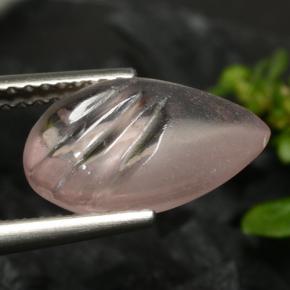 Morganite Gemstone in 12.6 x 8.4 mm Size for Sale, Morganite Stone in Light Pink Color