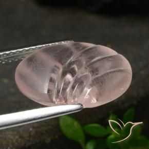 Morganite Gemstone in 14.8 x 10.5 mm Size for Sale, Morganite Stone in Medium Pink Color