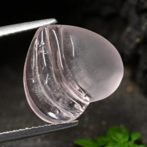 Morganite Gemstone in 13.8 x 12.6 mm Size for Sale, Morganite Stone in Coral Pink Tone Color