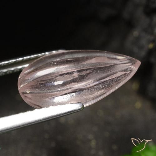 Morganite Gemstone in 14 x 9 mm (calibrated) Size for Sale, Morganite Stone in Light Rose Pink Color