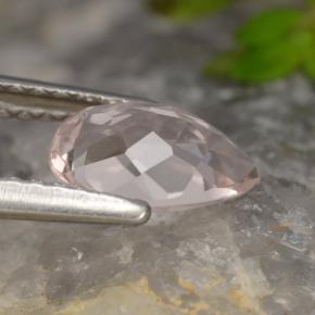 Morganite Gemstone in 7.9 x 5.3 mm Size for Sale, Morganite Stone in Medium Pink Color