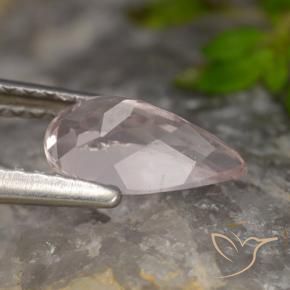 Morganite Gemstone in 8.5 x 5 mm Size for Sale, Morganite Stone in Flamingo Pink Color