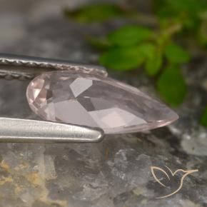 Morganite Gemstone in 9.4 x 4.8 mm Size for Sale, Morganite Stone in Medium Pink Color